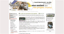 Desktop Screenshot of preventiondechets.correze.fr